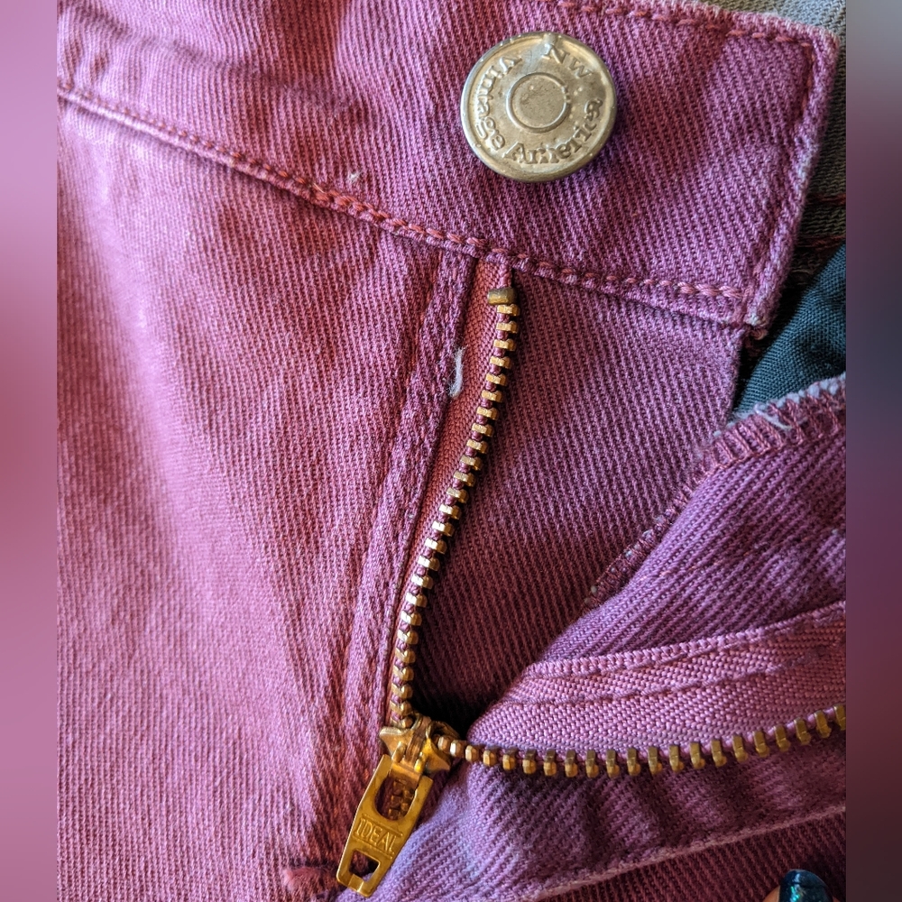 Nine West Vintage America Plum Purple Matchstick Skinny Jeans Sz 12 - Picture 4 of 9
